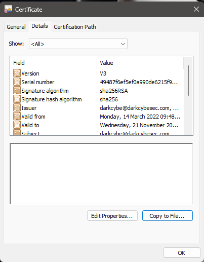 Digital Certificate Digital Certificate